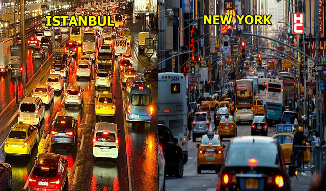 İstanbul trafik yoğunluğunda 'New York'u geçerek ilk sıraya yerleşti