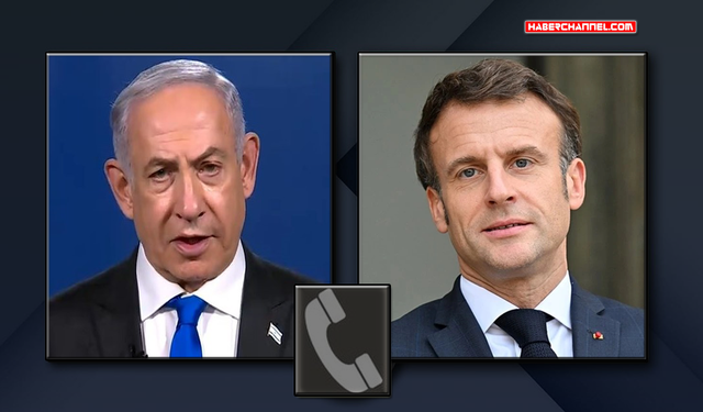 Netanyahu ve Macron, 'Lübnan' ve 'Gazze'deki ateşkesi görüştü