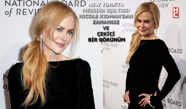 Nicole Kidman, National Board of Review galasında Messika ile büyüledi