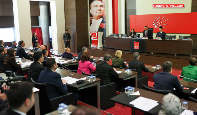 CHP'de Parti Meclisi toplantısı: 'MYK üyeleri belirlendi'