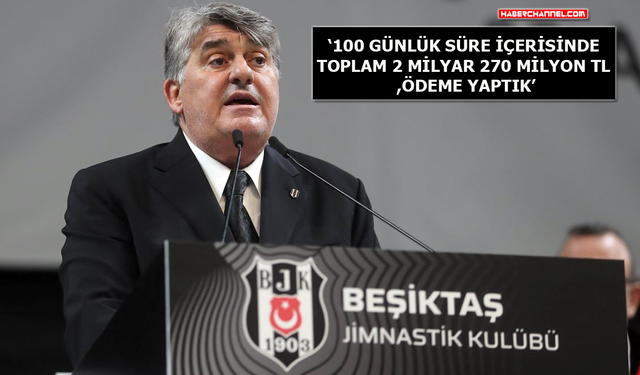 Serdal Adalı: "Bankalara borcu olmayan bir Beşiktaş, artık sadece birkaç hafta uzağımızda"