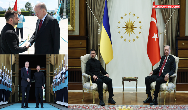 Cumhurbaşkanı Erdoğan, Ukrayna Devlet Başkanı Zelenskiy ile bir araya geldi
