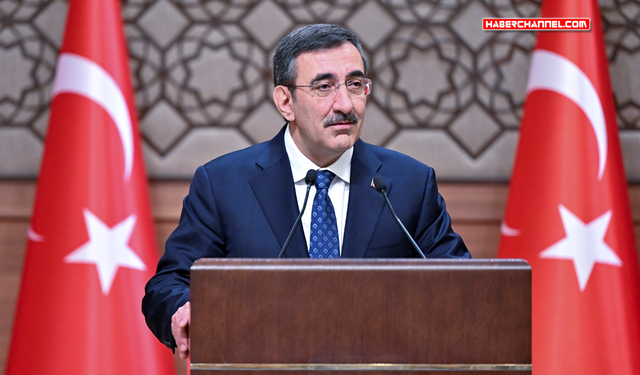 Cumhurbaşkanı Yardımcısı Yılmaz: 'Türkiye bir istikrar merkezi olarak rotasını sağlam tutmaya devam ediyor'