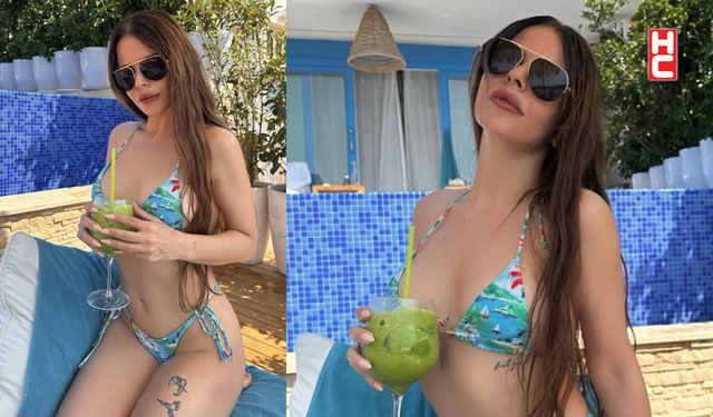Simge Sağın tatil pozlarını paylaştı