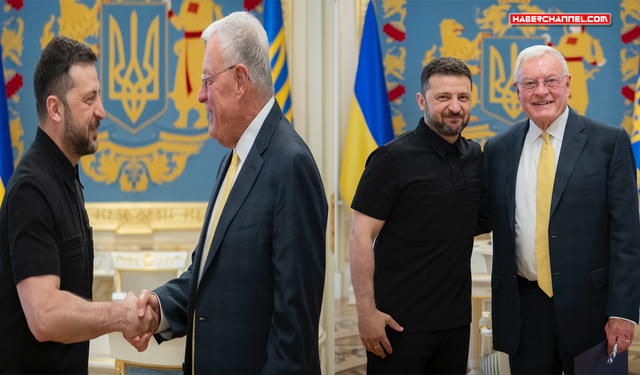 Zelenskiy, Trump'ın temsilcisi Keith Kellogg ile bir araya geldi