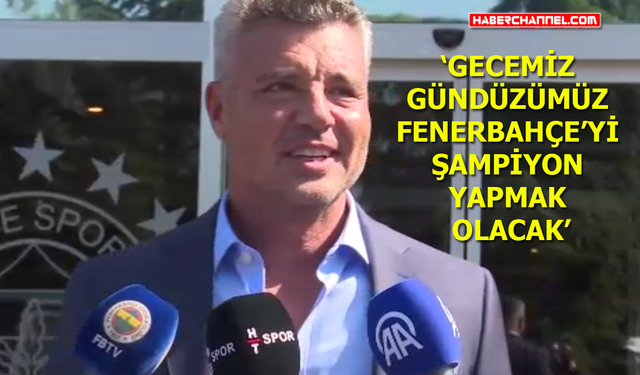 Fenerbahçe Başkanı Sadettin Saran, Samandıra'da açıklamalarda bulundu