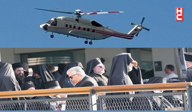 Papa 14'üncü Leo helikopterle İznik'e geldi