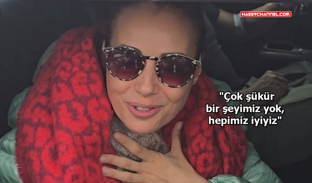 Beykoz'da trafik kazası geçiren oyuncu Özgü Namal taburcu oldu