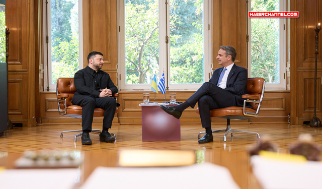 Zelenski, Yunanistan Başbakanı Kiryakos Miçotakis ile görüştü