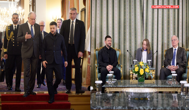 Zelenski, Yunanistan Cumhurbaşkanı Konstantinos Tasulas ile bir araya geldi