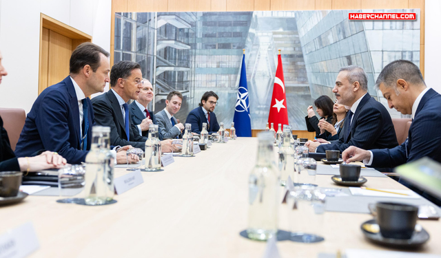 Bakan Hakan Fidan, NATO Genel Sekreteri Mark Rutte ile görüştü