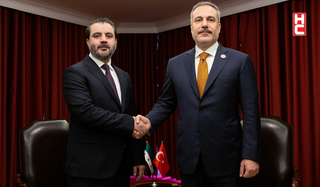 Bakan Hakan Fidan, Suriyeli mevkidaşı Esad Hasan Şeybani ile görüştü