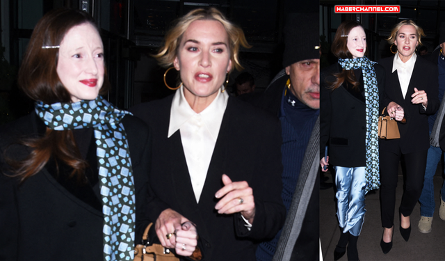 Kate Winslet İngiltere'de FENDI Peekaboo IseeU çantası ile görüntülendi