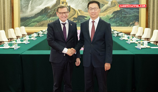 Çin-Almanya gelişmeleri: Han Zheng, Johann Wadephul ile Pekin'de görüştü