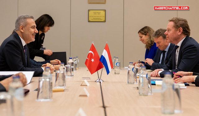 Bakan Hakan Fidan, Hollanda Dışişleri Bakanı David van Weel ile görüştü