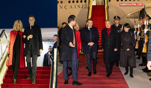 Fransa Cumhurbaşkanı Emmanuel Macron, Çin'de