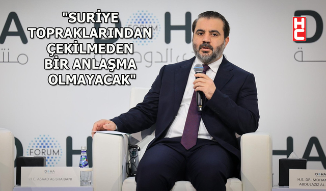 Suriye Dışişleri Bakanı Şeybani'den İsrail açıklaması