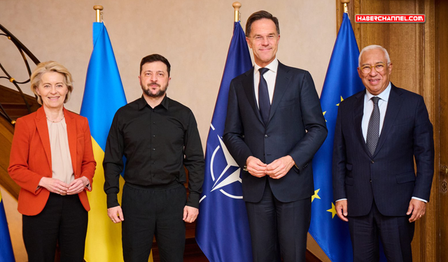 Zelenski, Mark Rutte, Antonio Costa ve von der Leyen ile görüştü