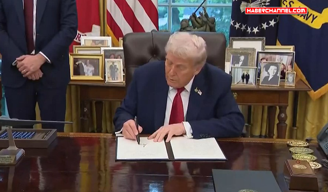 Trump, fentanili kitle imha silahı ilan eden kararnameyi imzaladı...