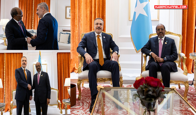 Bakan Hakan Fidan, Somali Cumhurbaşkanı Mahmud tarafından kabul edildi