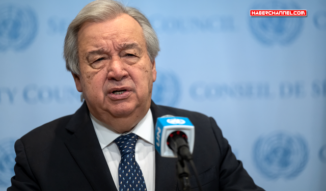BM Genel Sekreteri Antonio Guterres: "Suriyelilerle çalışmaya kararlıyız"