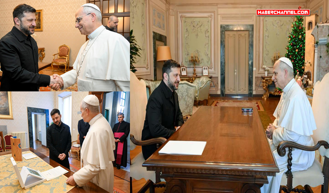 Zelenski, Papa 14’üncü Leo ile Castel Gandolfo'da bir araya geldi