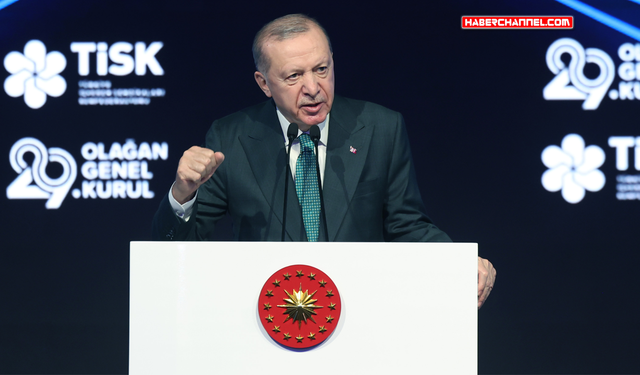 Cumhurbaşkanı Erdoğan: "Asgari ücrette TİSK heyetinden ellerini taşın altına koymalarını bekliyorum"