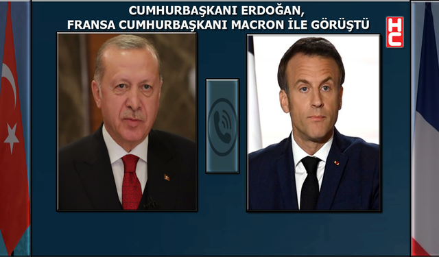 Rusya-Ukrayna savaşı: Erdoğan, Macron ile görüştü