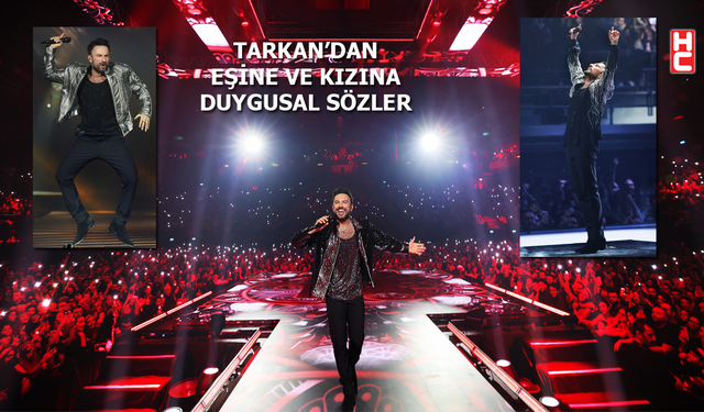 Tarkan “Beni Çok Sev” diyerek sahneden seslendi…