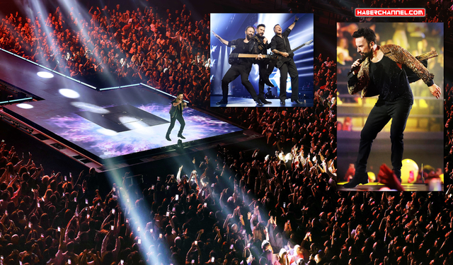 Megastar'la ikinci akşam: Tarkan'dan muhteşem bir müzik şöleni
