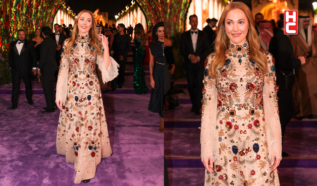 Meryem Uzerli, Joy Awards gecesinde zarif duruşu ile büyüledi