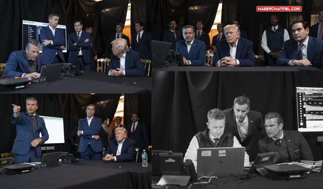 Trump, Venezuela operasyonunu izlediği sırada çekilen kareleri paylaştı