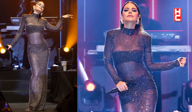 Simge yeni yılı Kıbrıs’ta karşıladı… yine sahnede ışıldadı!