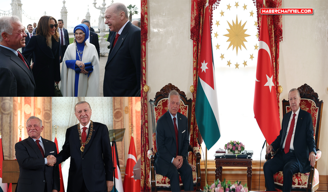 Cumhurbaşkanı Erdoğan, Ürdün Kralı 2'nci Abdullah ile bir araya geldi