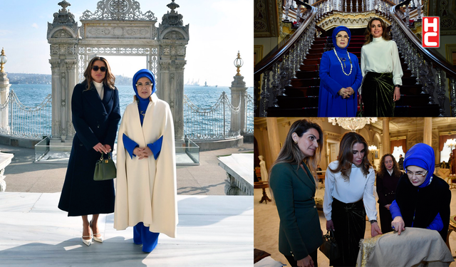 Emine Erdoğan, Ürdün Kraliçesi Rania ile bir araya geldi
