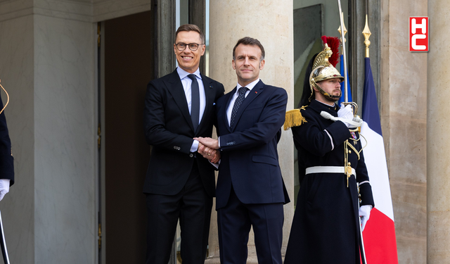 Macron, Finlandiya Cumhurbaşkanı Alexander Stubb ile görüştü
