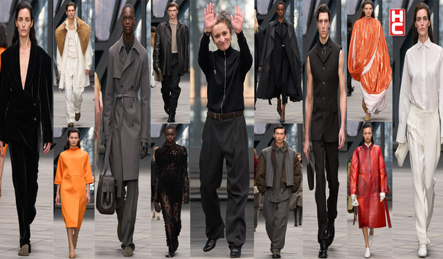 Veronica Leoni’nin Calvin Klein Collection 2026 Sonbahar defilesi New York’ta gerçekleşti