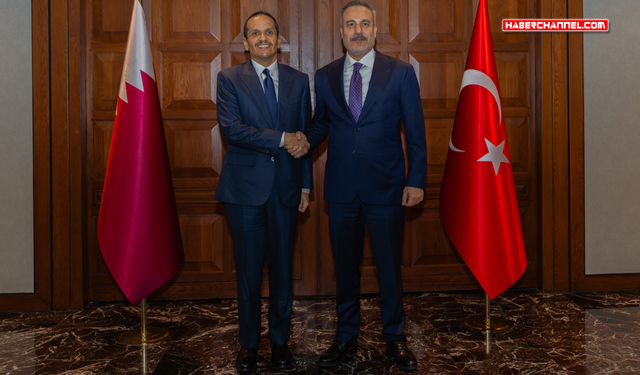Bakan Hakan Fidan, Katar Başbakanı Al Thani ile görüştü
