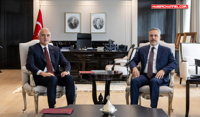 Bakanlar Hakan Fidan ve Mehmet Nuri Ersoy bir araya geldi