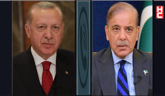Cumhurbaşkanı Erdoğan, Pakistan Başbakanı Şahbaz Şerif ile görüştü