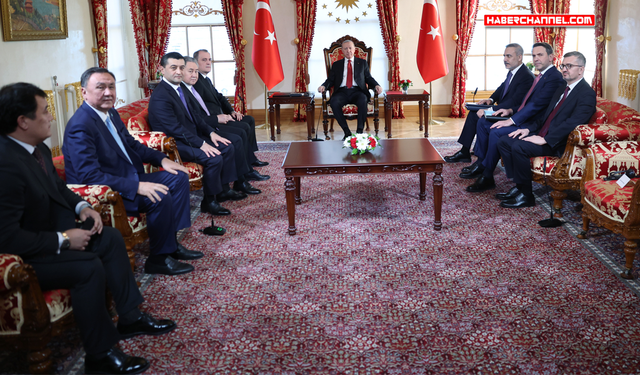 Cumhurbaşkanı Erdoğan, Türk Devletleri Teşkilatı heyetini kabul etti