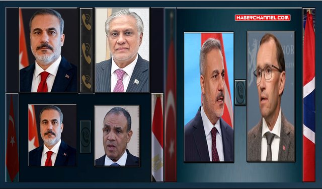 Bakan Hakan Fidan, Mısır, Norveç ve Pakistanlı mevkidaşlarıyla görüştü