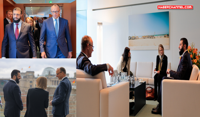 Suriye Cumhurbaşkanı Şara, Almanya Başbakanı Friedrich Merz ile görüştü