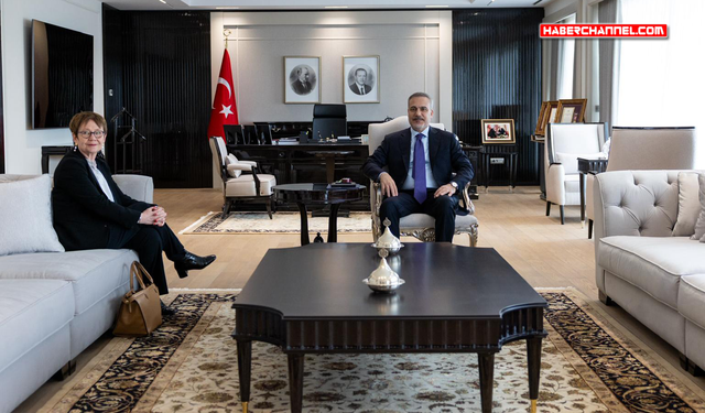 Dışişleri Bakanı Hakan Fidan, EBRD Başkanı Odile Renaud-Basso’yu kabul etti