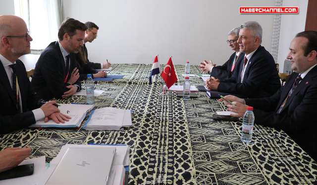 Bakan Ömer Bolat, Hollanda Dış Ticaret ve Kalkınma İşbirliği Bakanı Sjoerd Sjoerdsma ile görüştü