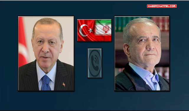 Cumhurbaşkanı Erdoğan, İran Cumhurbaşkanı Mesud Pezeşkiyan ile telefonda görüştü