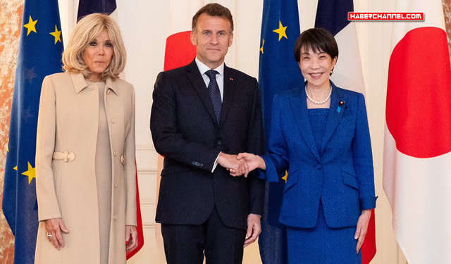 Fransa Cumhurbaşkanı Macron, Japonya Başbakanı Sanae Takaichi görüştü