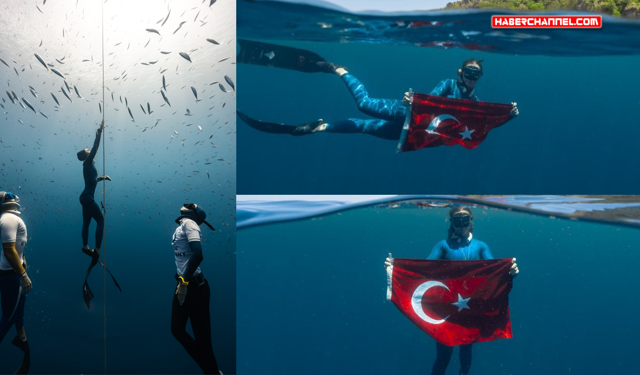 Şahika Ercümen AIDA Dünya Serbest Dalış Kupası’nda Türkiye’yi temsil ddiyor