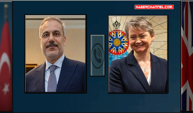 Bakan Hakan Fidan, Birleşik Krallık Dışişleri Bakanı Yvette Cooper ile telefonda görüştü