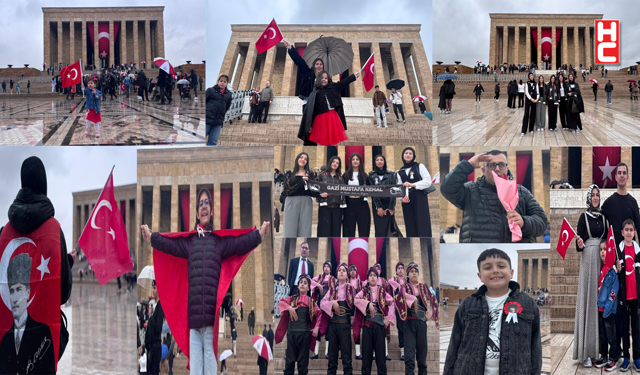 Anıtkabir'de '23 Nisan' coşkusu